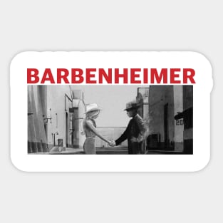 Barbenheimer 2023 // Berbie Oppenheimer Sticker